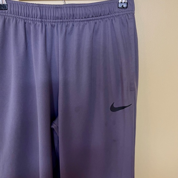 Nike Dri Fit Mens Grey Swoosh Athletic Sporty Track Pants Size Medium - Picture 3 of 5